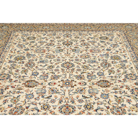 Tappeto Originale Kashan Persia 237x360 Avorio