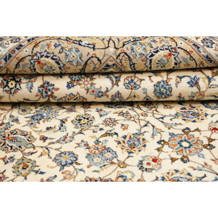 Tappeto Originale Kashan Persia 237x360 Avorio
