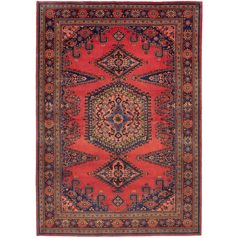 Hand Made Rug Wiss Persia 230x330 Red Dark Blue
