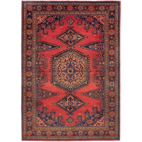 Hand Made Rug Wiss Persia 230x330 Red Dark Blue
