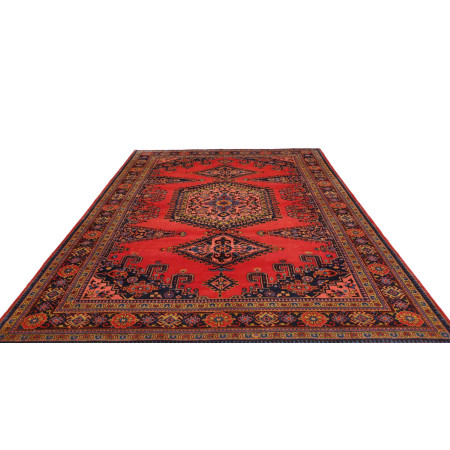 Hand Made Rug Wiss Persia 230x330 Red Dark Blue