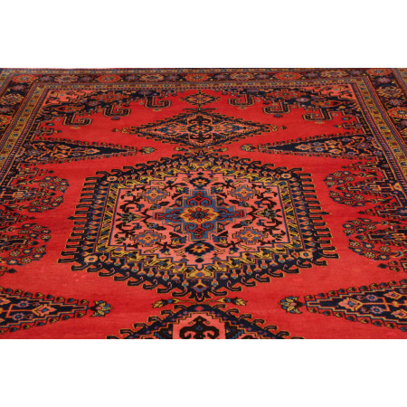 Hand Made Rug Wiss Persia 230x330 Red Dark Blue