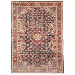 Sarough 105x144 Cm Sarough, Persia, Hand-carded Wool (warp: