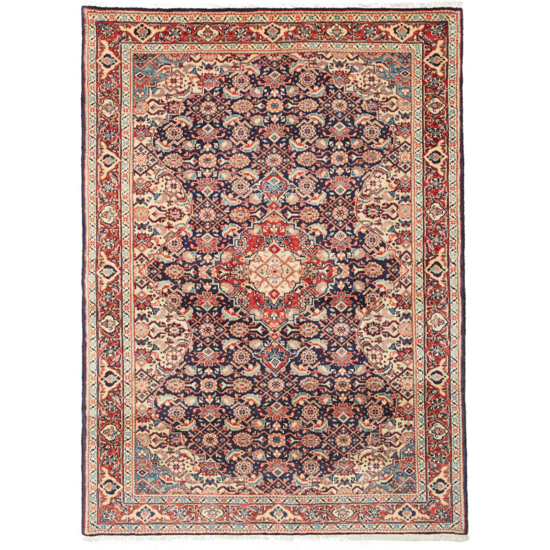 Sarough 105x144 Cm Sarough, Persia, Hand-carded Wool (warp: