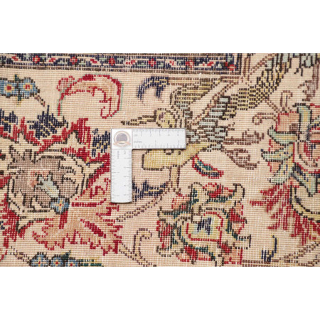 Hand Made Rug Tabriz Persia 290x385 Red Ivory