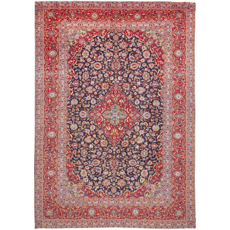 Tappeto Originale Kashan Persia 308x428 Rosso B