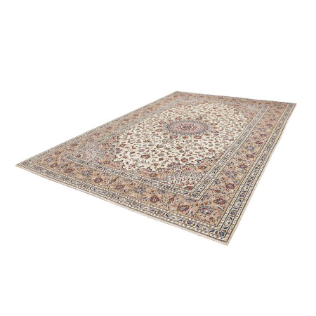 Hand Made Rug Kashan Persia 250x360 Ivory Beige