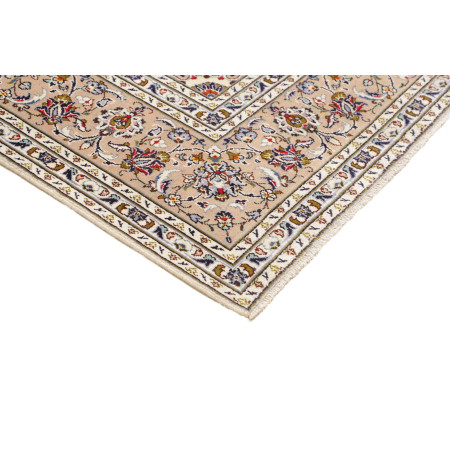 Hand Made Rug Kashan Persia 250x360 Ivory Beige