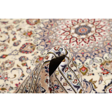 Hand Made Rug Kashan Persia 250x360 Ivory Beige