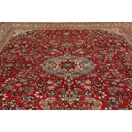 Tappeto Originale Sarough Persia 322x435 Rosso