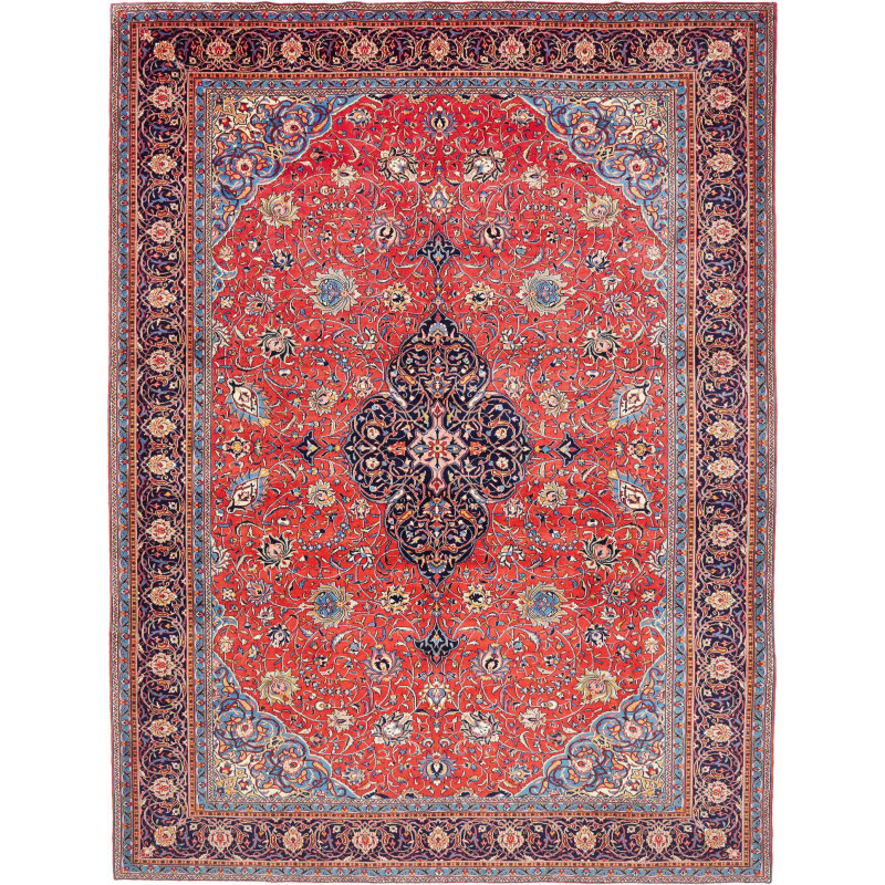 Tappeto Originale Sarough Persia 295x390 Rosso