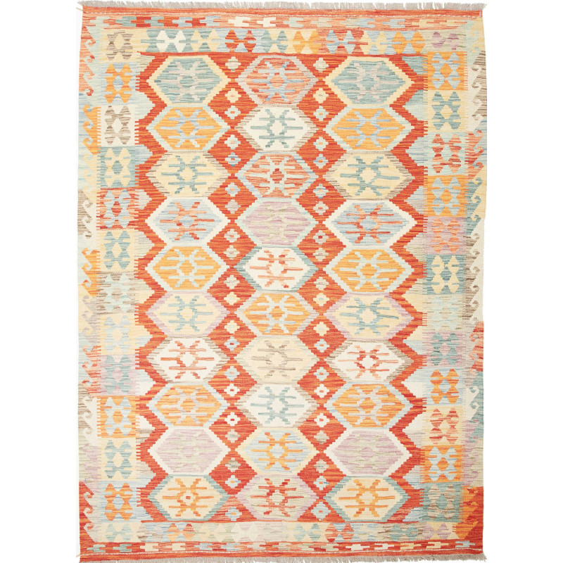 Kilim 176x240 Cm Kilim, Afghanistan, Hand-carded Wool (warp: