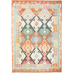 Kilim 170x247 Cm Kilim Afghanistan, Hand-carded Wool (warp:
