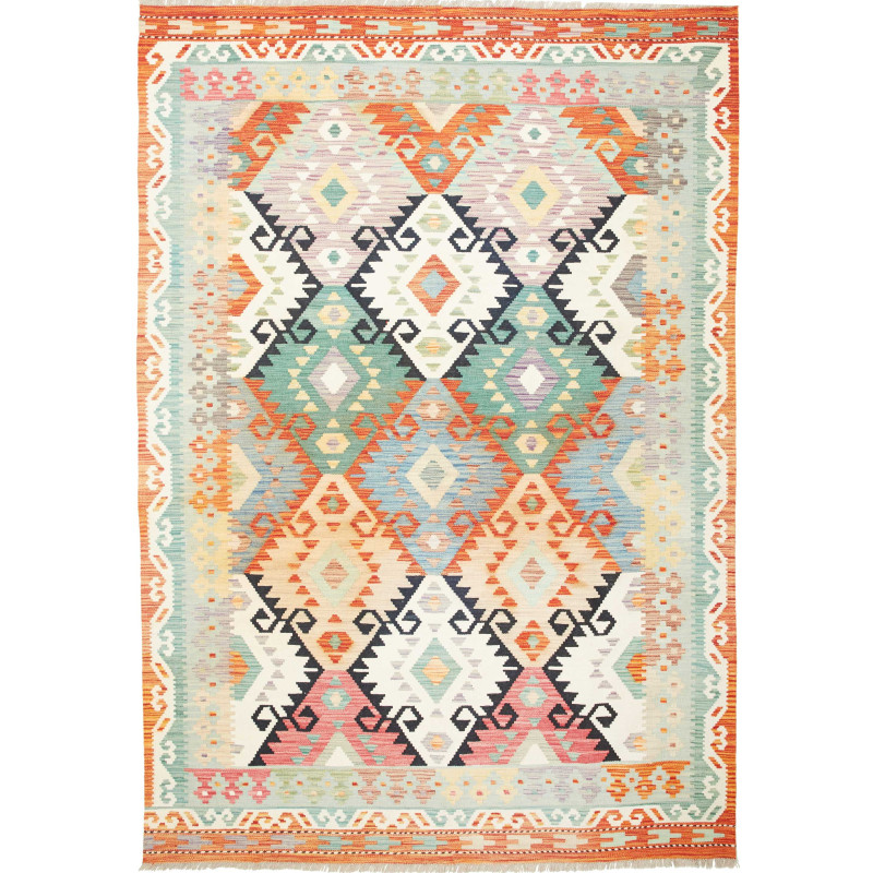 Kilim 170x247 Cm Kilim Afghanistan, Hand-carded Wool (warp: