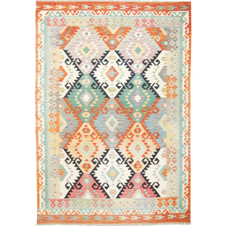 Kilim 170x247 Cm Kilim Afghanistan, Hand-carded Wool (warp: