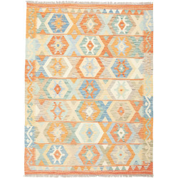 Kilim 150x200 Cm Kilim, Afghanistan, Hand-carded Wool (warp: