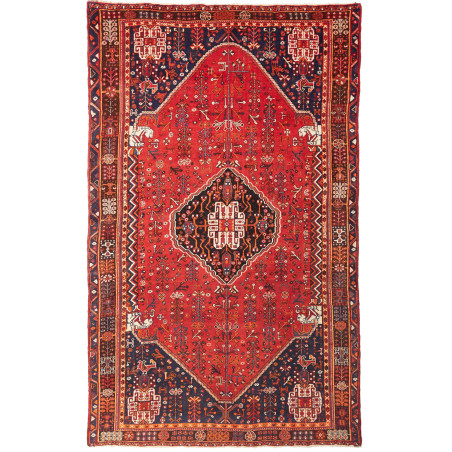 Shiraz 160x260 Cm Shiraz, Persia, Hand-carded Wool (warp: