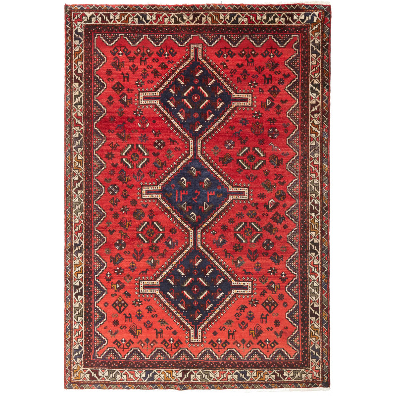 Shiraz 170x248 Cm Shiraz Persia Hand-carded Wool Cotton