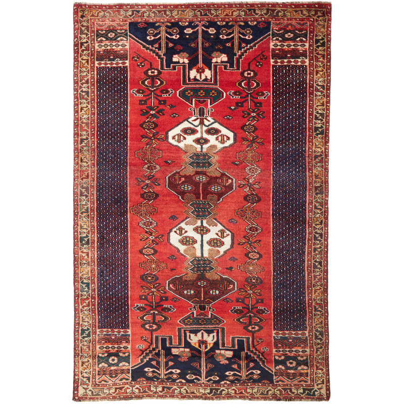 Shiraz 163x260 Cm Shiraz Persia Hand-carded Wool Cotton