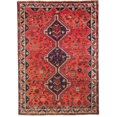Shiraz 177x245 Cm Shiraz, Persia, Hand-carded Wool (cotton