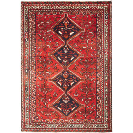Shiraz 180x260 Cm Shiraz, Persia, Hand-carded Wool, Cotton