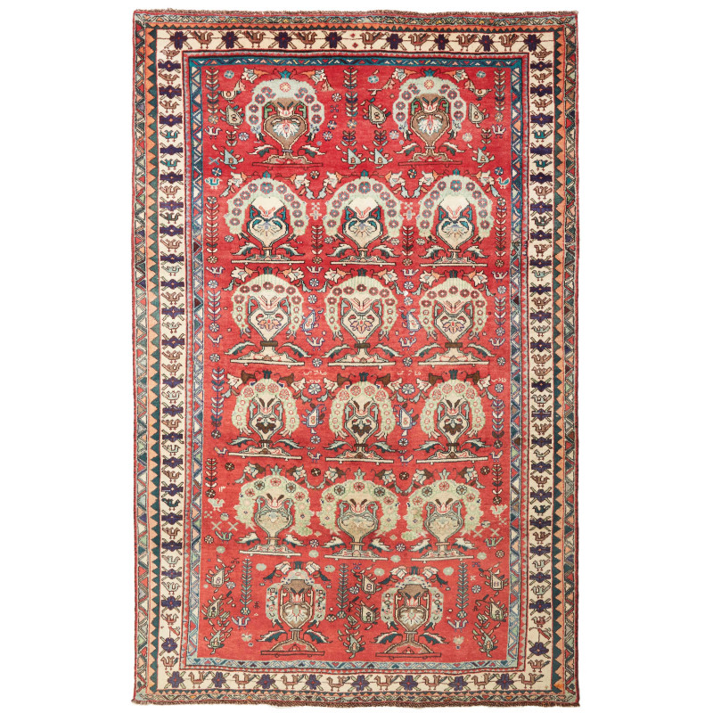 Shiraz 155x240 Cm Shiraz, Persia, Hand-carded Wool (warp:
