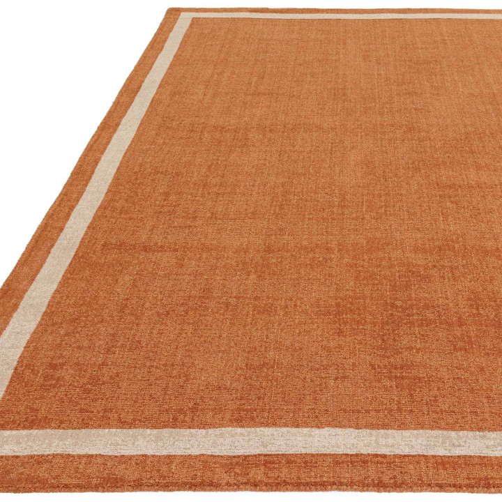 Rug ALBI geometric orange beige runner 68x240 cm