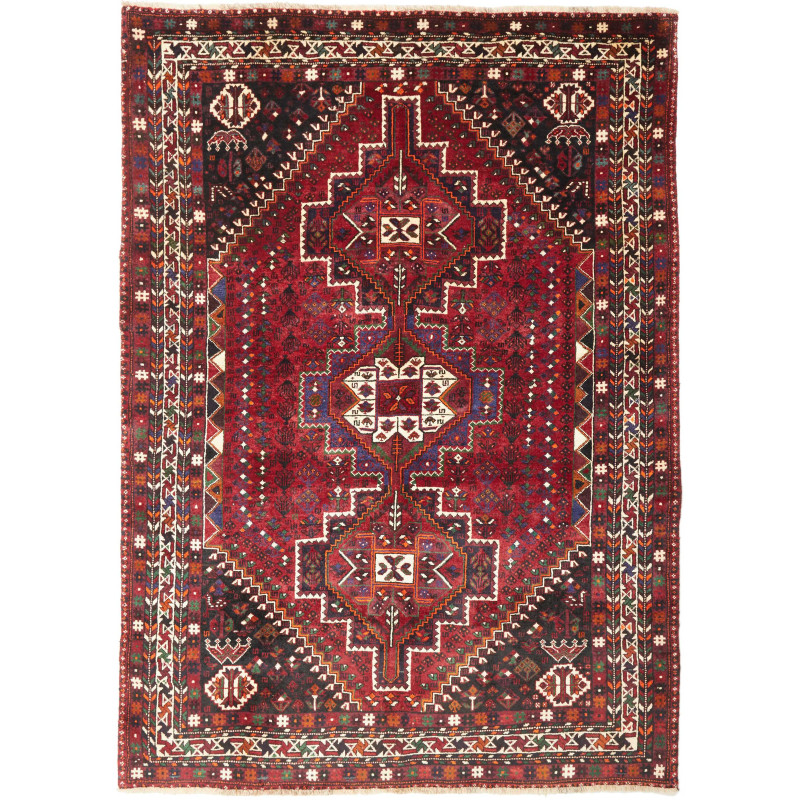 Shiraz 186x260 Cm Shiraz, Persia, Hand-carded Wool (warp: