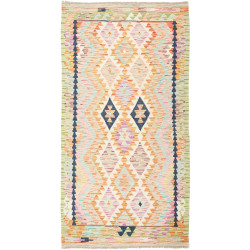 Kilim 101x196 Cm Kilim Afghan Hand-carded Wool