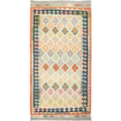 Kilim 106x203 Cm Kilim Afghanistan Hand-carded Wool Cotton