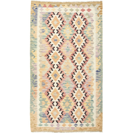 Kilim 104x187 Cm Kilim. Afghanistan. Hand-carded Wool (warp: