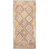 Kilim 100x215 Cm Kilim, Afghanistan, Hand-carded Wool (warp: