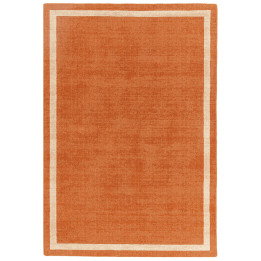 Tappeto ALBI geometrico arancione e beige 120x17