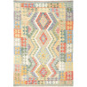 Kilim 129x182 Cm Kilim Afghanistan, Hand-carded Wool (cotton