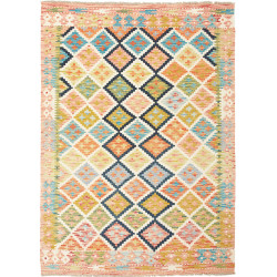 Kilim 132x184 Cm Kilim, Afghanistan, Hand-carded Wool (warp: