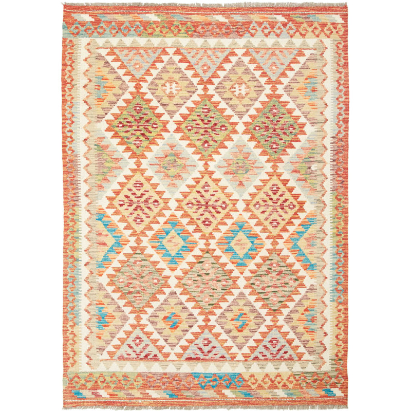 Kilim 127x183 Cm Kilim, Afghanistan, Hand-carded Wool