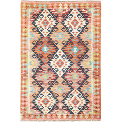 Kilim 122x183 Cm Kilim, Afghanistan, Hand-carded Wool (warp: