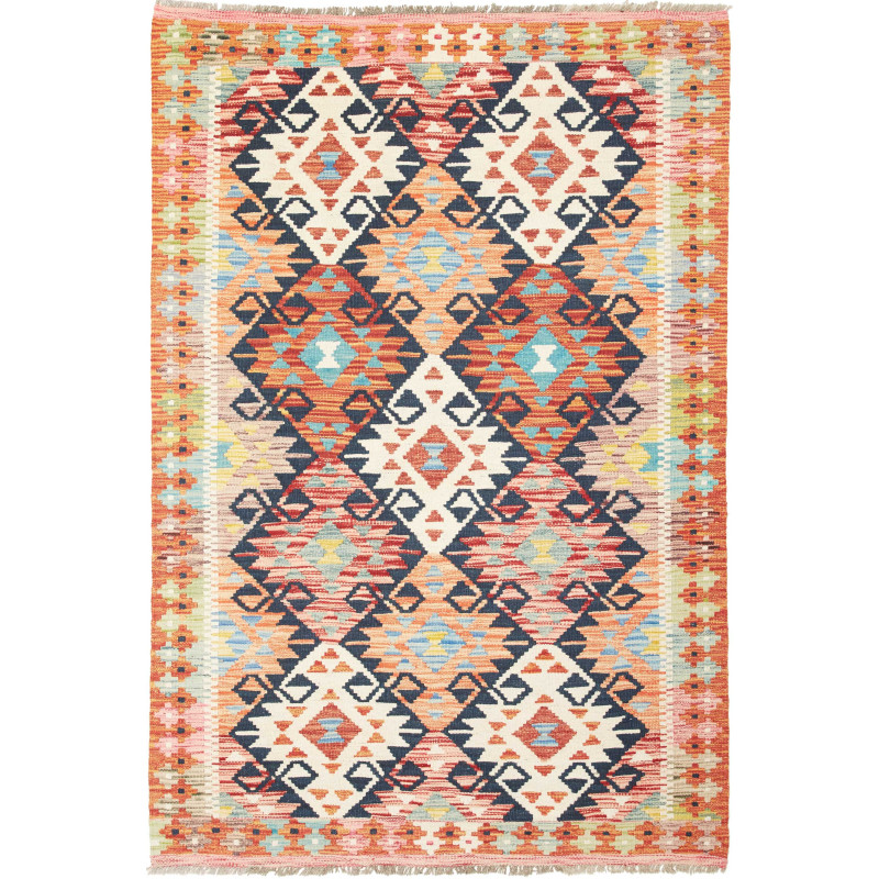 Kilim 122x183 Cm Kilim, Afghanistan, Hand-carded Wool (warp: