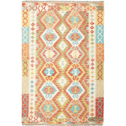 Kilim 126x186 Cm Kilim, Afghanistan, Hand-carded Wool (warp: