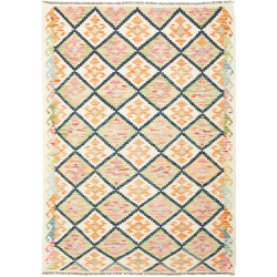 Kilim 128x180 Cm Kilim Afghanistan. Hand-carded Wool (warp: