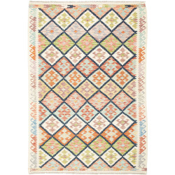 Kilim 126x182 Cm Kilim Afghanistan, Hand-carded Wool,