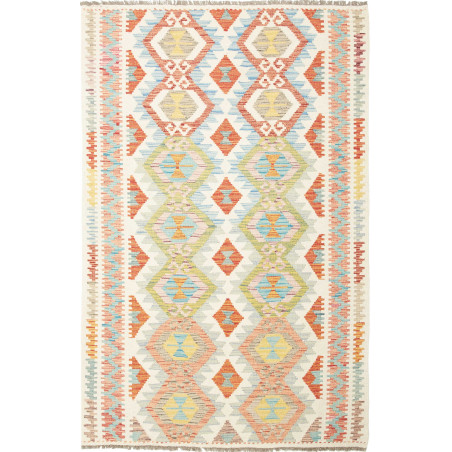 Kilim 124x184 Cm Kilim, Afghanistan, Hand-carded Wool (warp: