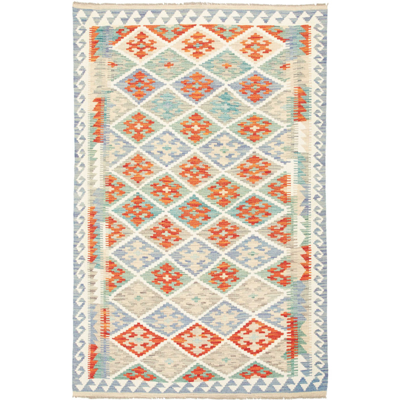 Kilim 125x192 Cm Kilim, Afghanistan, Hand-carded Wool (warp: