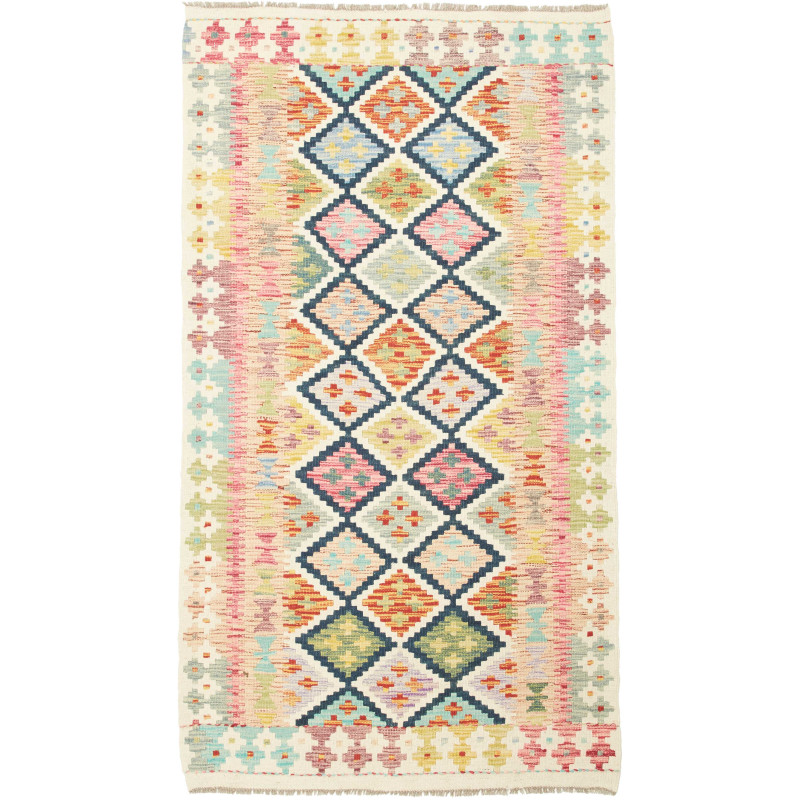 Kilim 104x188 Cm Kilim Afghanistan Hand-carded Wool Cotton