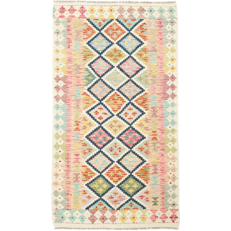 Kilim 104x188 Cm Kilim Afghanistan Hand-carded Wool Cotton