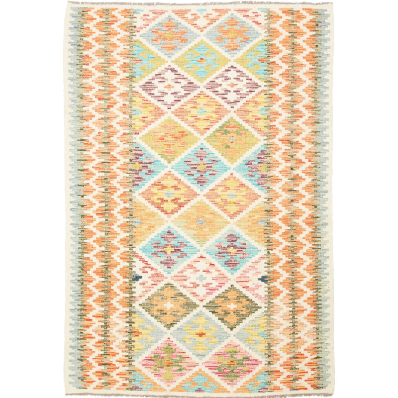 Kilim 125x159 Cm Kilim Afghanistan Hand-carded Wool