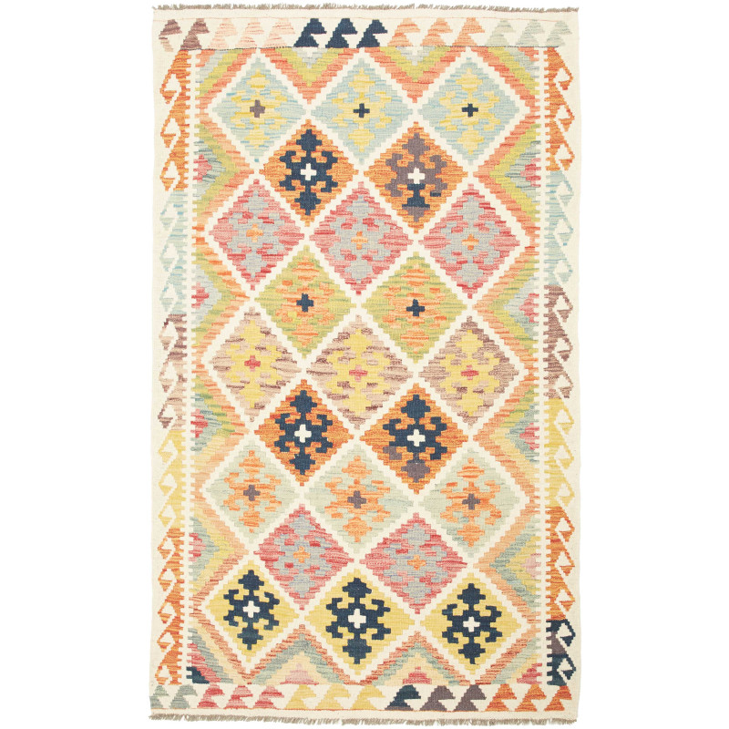 Kilim 120x197 Cm Kilim, Afghanistan, Hand-carded Wool (warp: