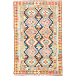 Kilim 120x186 Cm Kilim Afghanistan, Hand-carded Wool (cotton