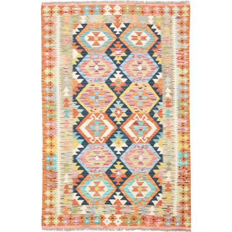 Kilim 120x186 Cm Kilim Afghanistan, Hand-carded Wool (cotton