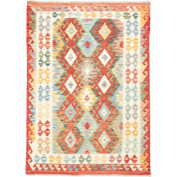 Kilim 126x178 Cm Kilim, Afghanistan, Hand-carded Wool (warp: